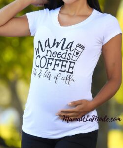 Polo para embarazadas Coffee